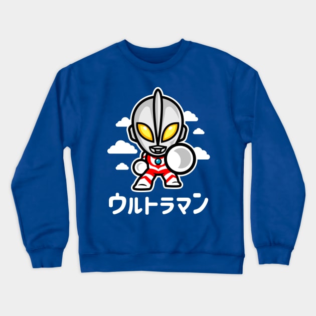 ChibiUltra II  (Collab with Evasinmas) Crewneck Sweatshirt by demonigote